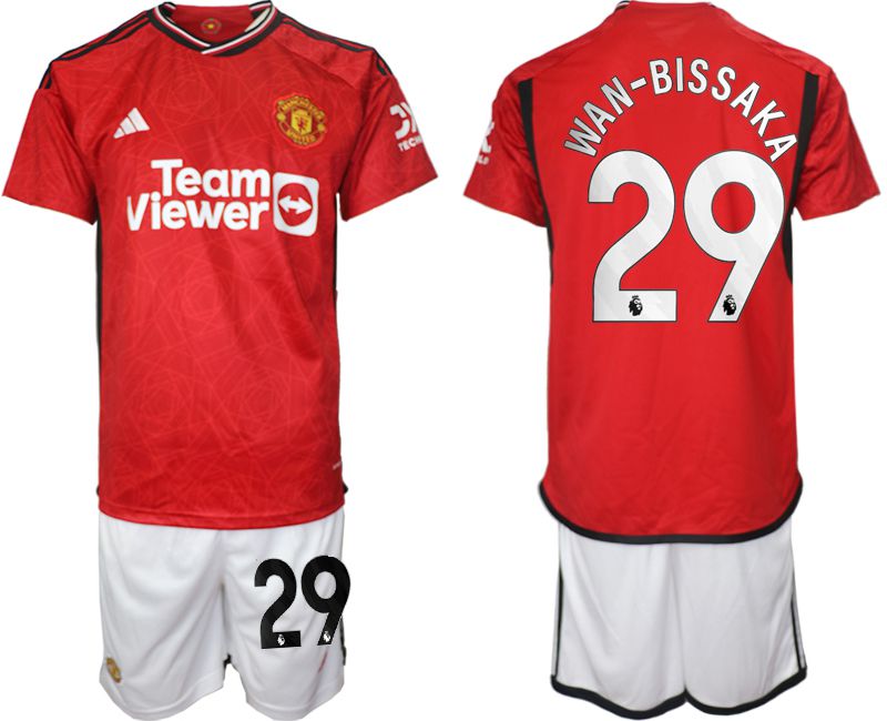 Men 2023-2024 Club Manchester United home red #29 Soccer Jersey->->Soccer Club Jersey